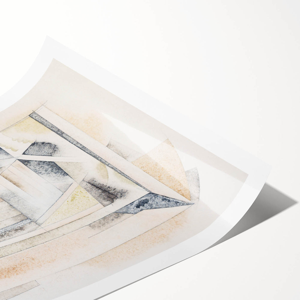 Modern Wall Art Print - Bermuda Stairway by Charles Demuth - Minimalist Decor