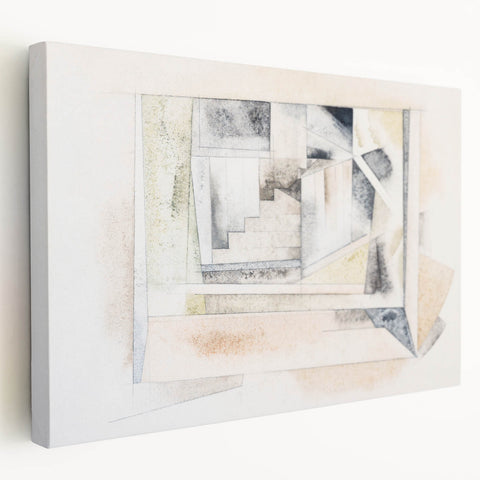 Modern Wall Art Print - Bermuda Stairway by Charles Demuth - Minimalist Decor