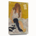 Classical Realism Painting | Woman Putting on Stockings Art Print