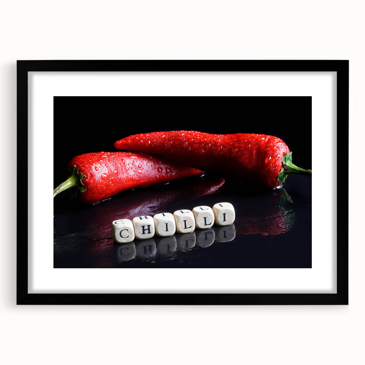 Spicy Red Chilli Art – Bold & Modern Acrylic Kitchen Artwork