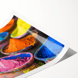 Extra large wall art featuring line art flowers in muted earth tones on rolled canvas, ideal for large living room decor.