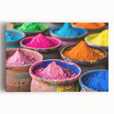 Black and white photo of the Taj Mahal on large stretched canvas, ideal for kitchen art.