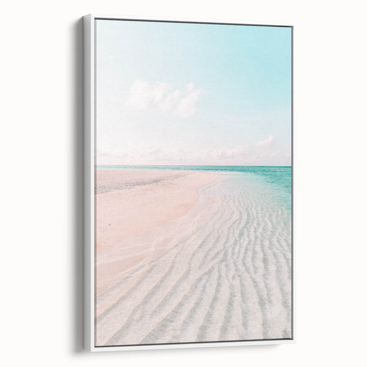 Vintage poster art featuring a colorful abstract design on extra large framed canvas, ideal for living room decor.