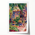 Modern Wall Art - Vibrant Landscape with House | Contemporary Art Print