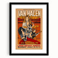 Van Halen 1978 U.S. Invasion Poster Art - Long Beach Arena Concert