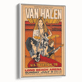 Van Halen 1978 U.S. Invasion Poster Art - Long Beach Arena Concert