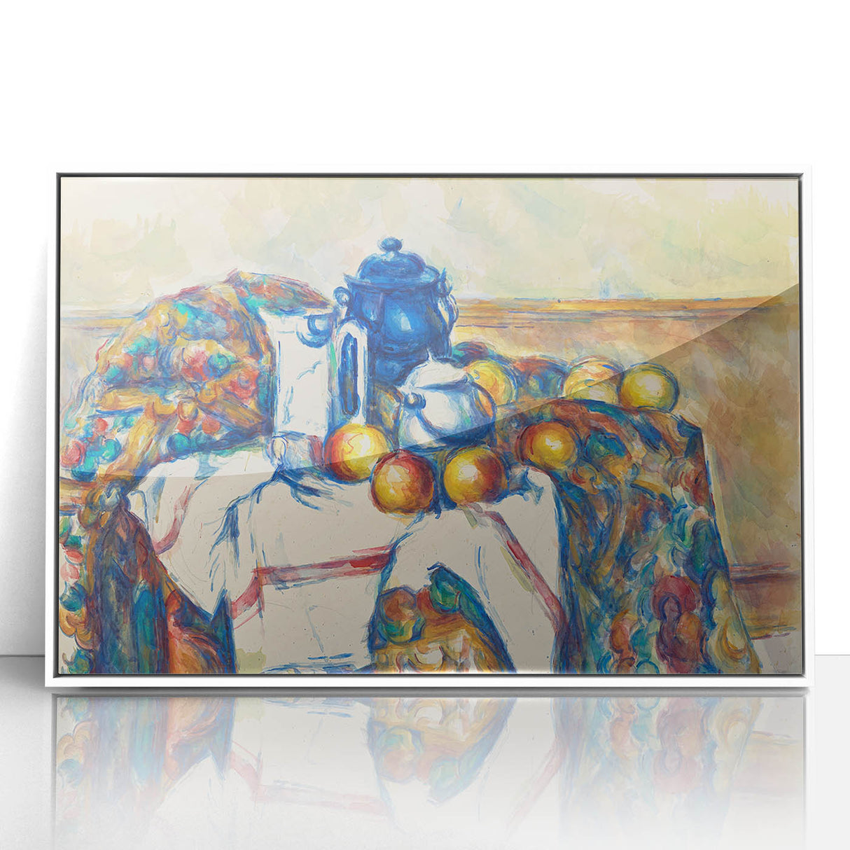 Impressionist Landscape - Sunset Over Water Wall Art Print