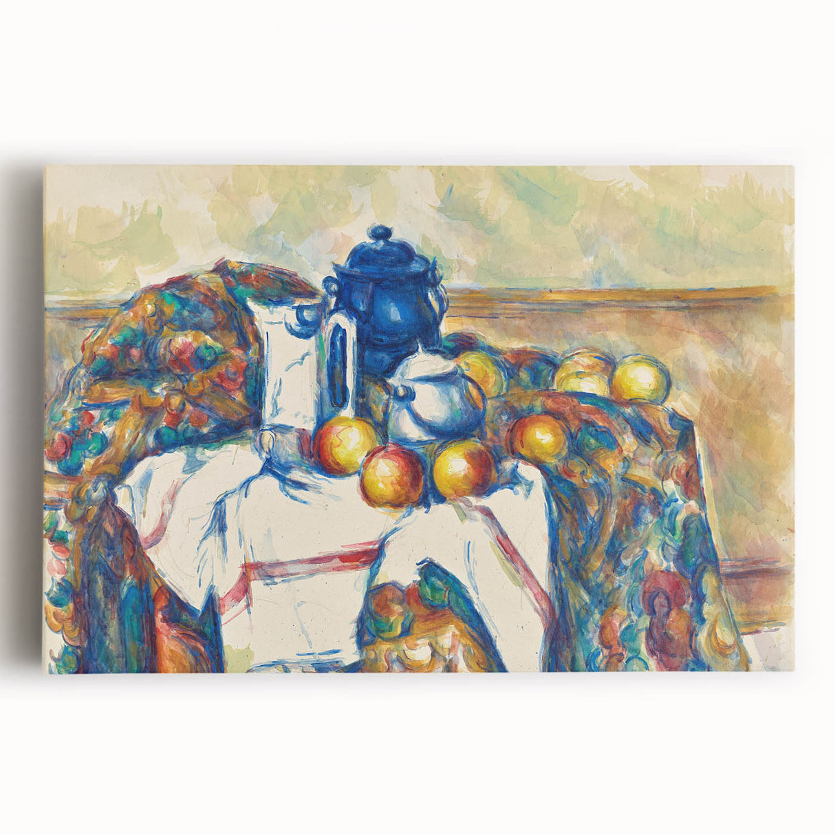 Impressionist Landscape - Sunset Over Water Wall Art Print
