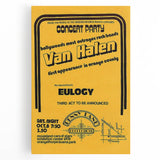 Van Halen 1974 First Orange County Appearance Poster - Retro Art