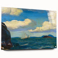 Modern Wall Art - Sailboat and Sea Breeze - Contemporary Ocean Scene