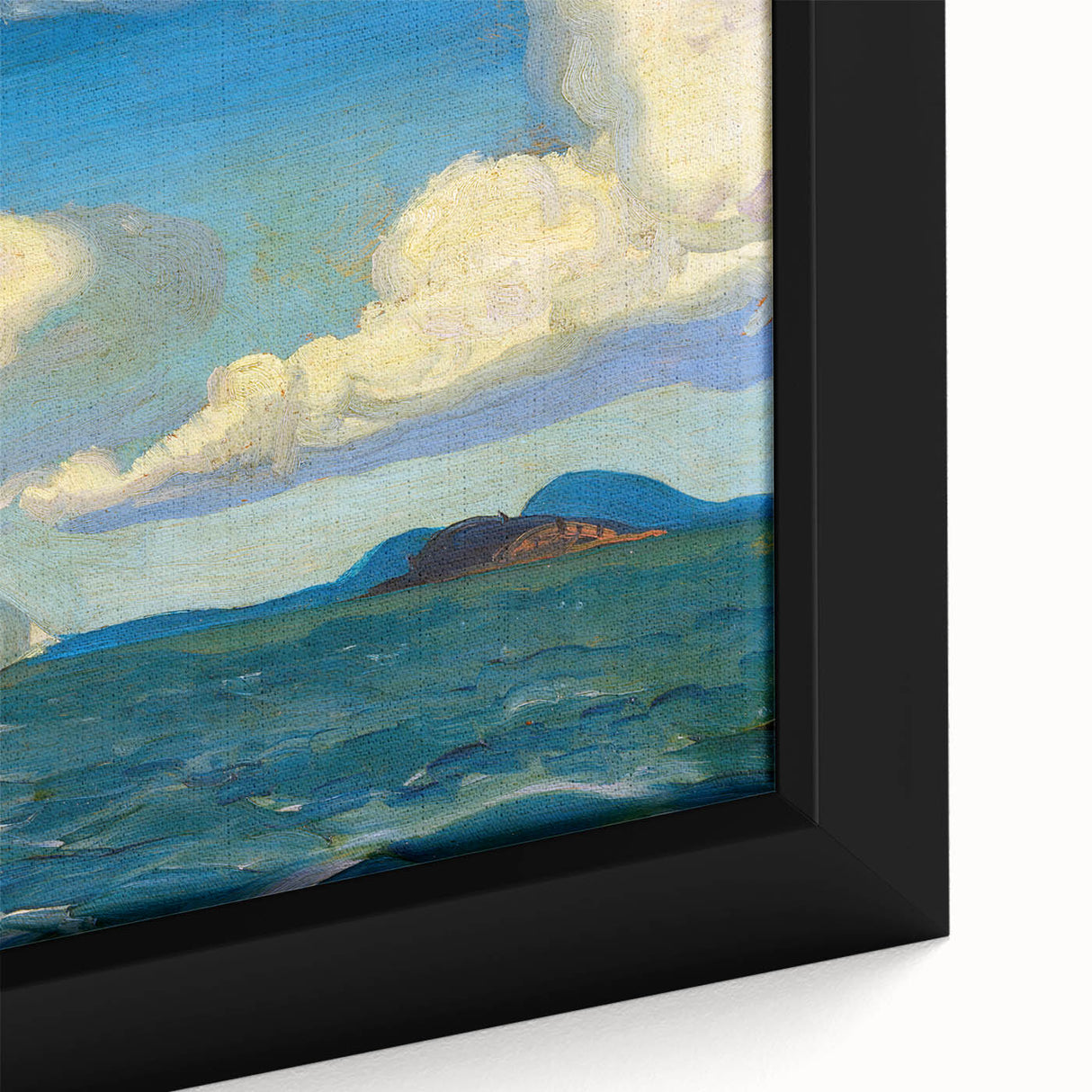 Modern Wall Art - Sailboat and Sea Breeze - Contemporary Ocean Scene
