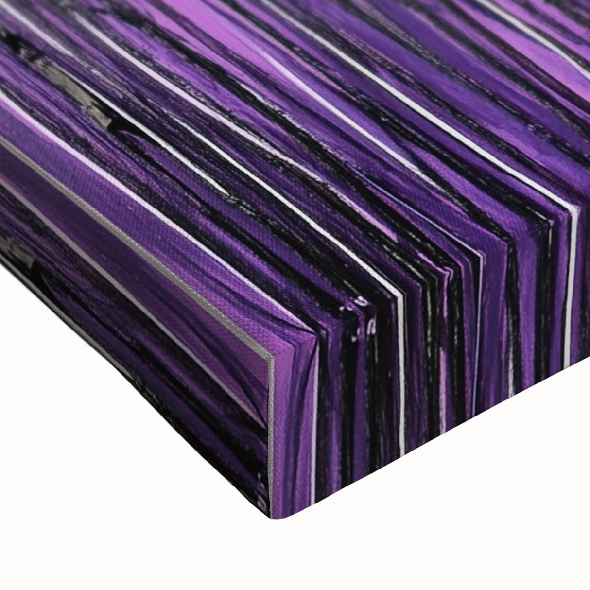 Bold Purple Drip Abstract Wall Art - Canvas & Framed Print