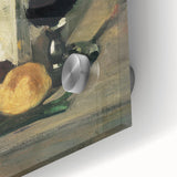 Impressionist Winter Landscape - Snowy Trees and Path Wall Art Print