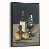 Impressionist Winter Landscape - Snowy Trees and Path Wall Art Print