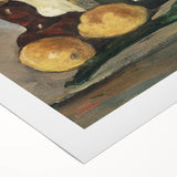 Impressionist Winter Landscape - Snowy Trees and Path Wall Art Print