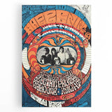 Jefferson Airplane 1960s Psychedelic Concert Poster - Retro Art