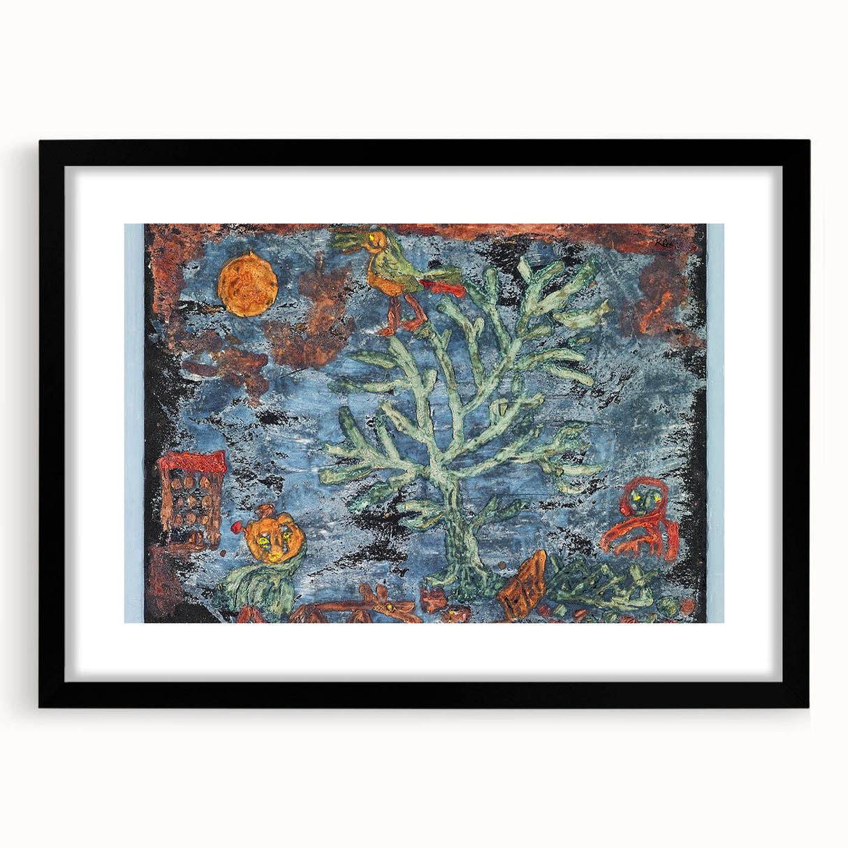 Abstract Modern Art - Enchanted Fairy Tale Scene - Contemporary Wall Decor