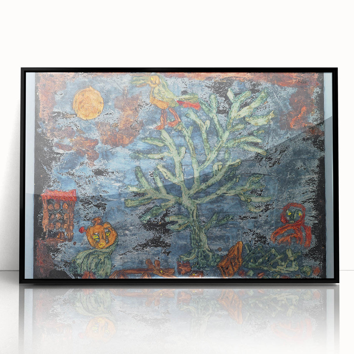 Abstract Modern Art - Enchanted Fairy Tale Scene - Contemporary Wall Decor
