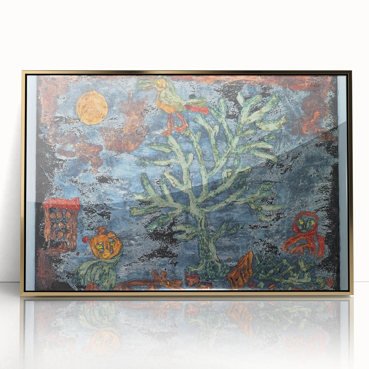 Abstract Modern Art - Enchanted Fairy Tale Scene - Contemporary Wall Decor