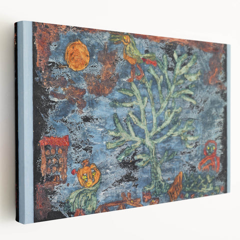 Abstract Modern Art - Enchanted Fairy Tale Scene - Contemporary Wall Decor
