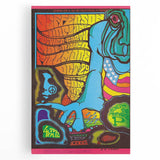 Jefferson Airplane 1967 Psychedelic Concert Poster - Fillmore