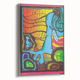 Jefferson Airplane 1967 Psychedelic Concert Poster - Fillmore