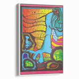Jefferson Airplane 1967 Psychedelic Concert Poster - Fillmore