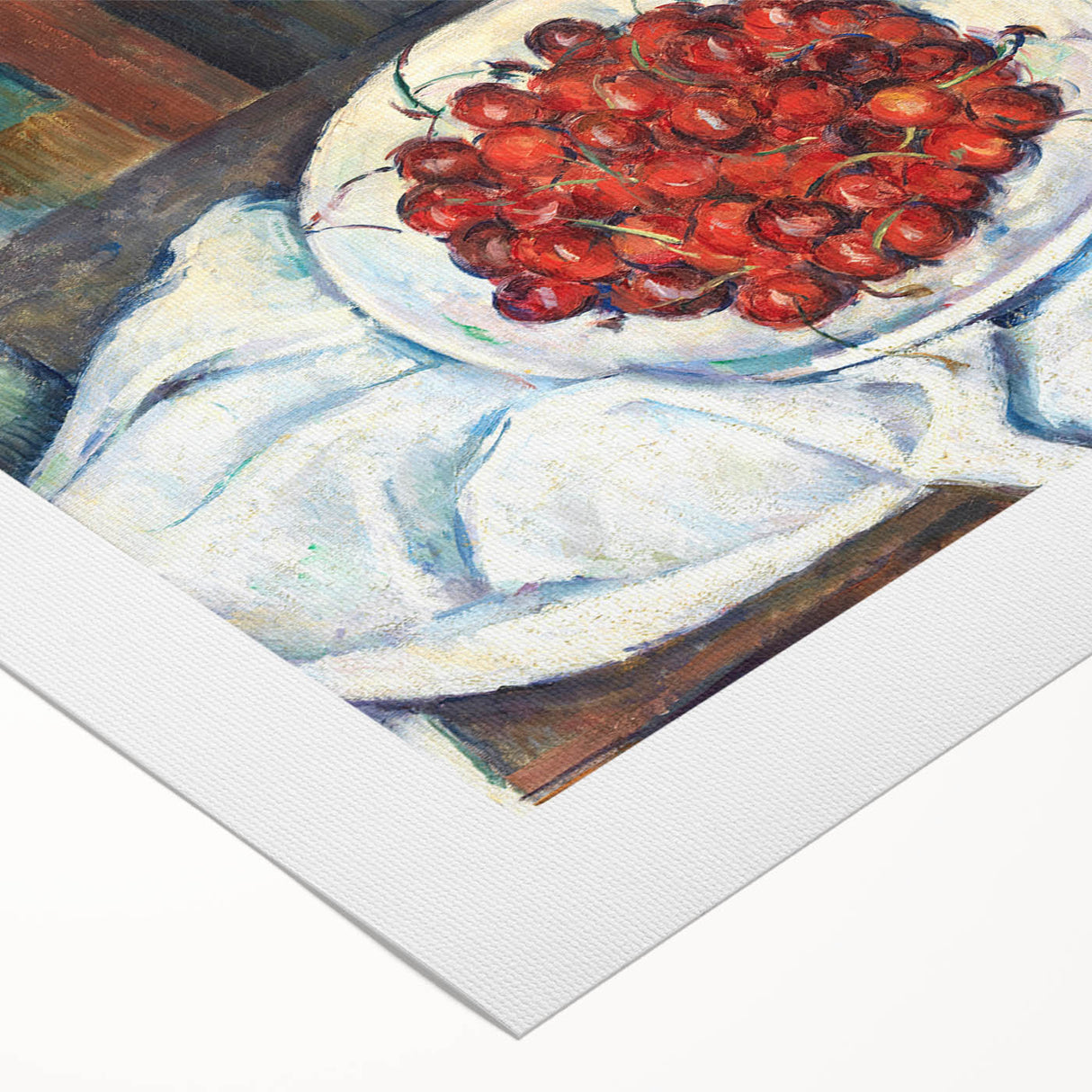 Impressionist Still Life - Fruit and Bowl Wall Art Print