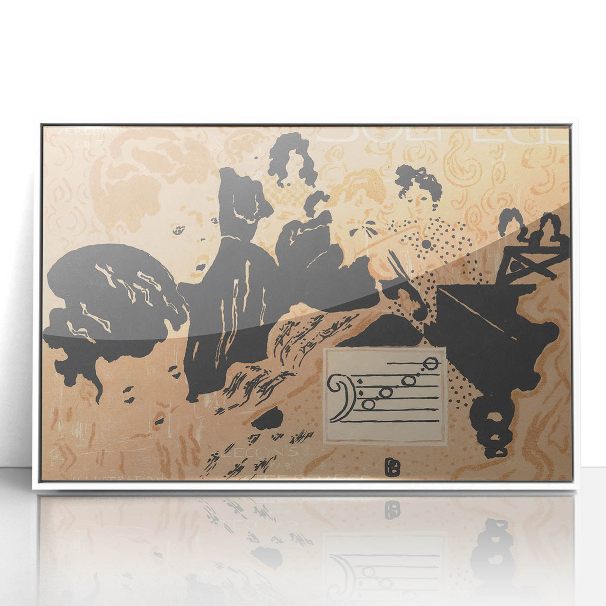Abstract Modern Art of Musical Harmony – Contemporary Wall Art Print