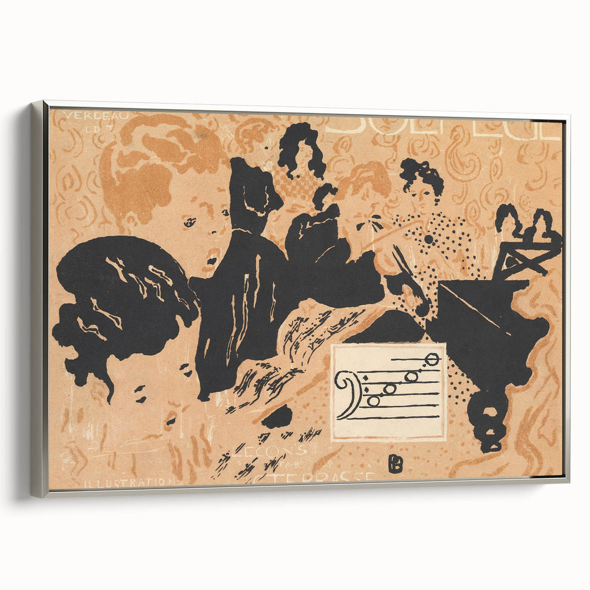 Abstract Modern Art of Musical Harmony – Contemporary Wall Art Print