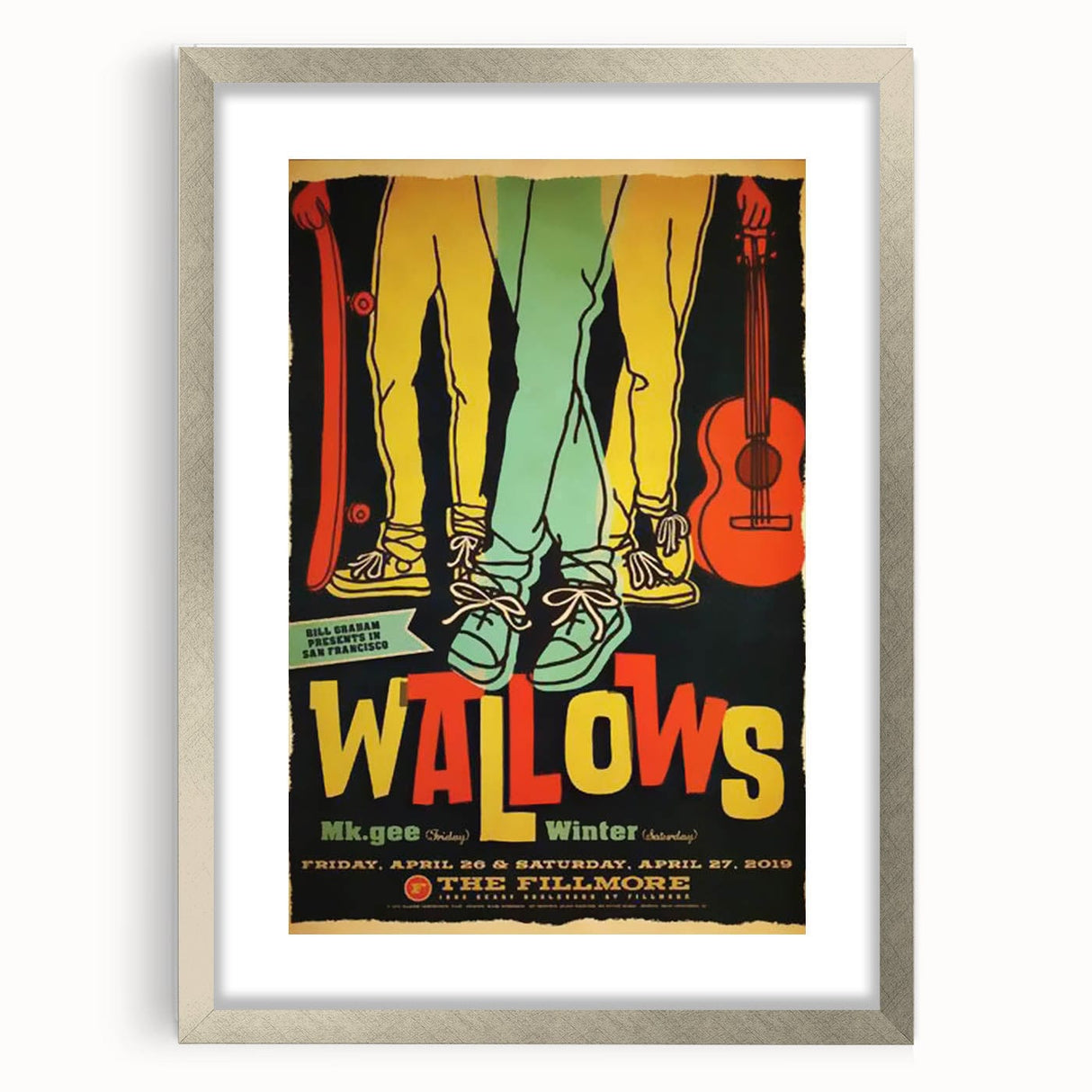Wallows 2019 Concert Poster - The Fillmore San Francisco