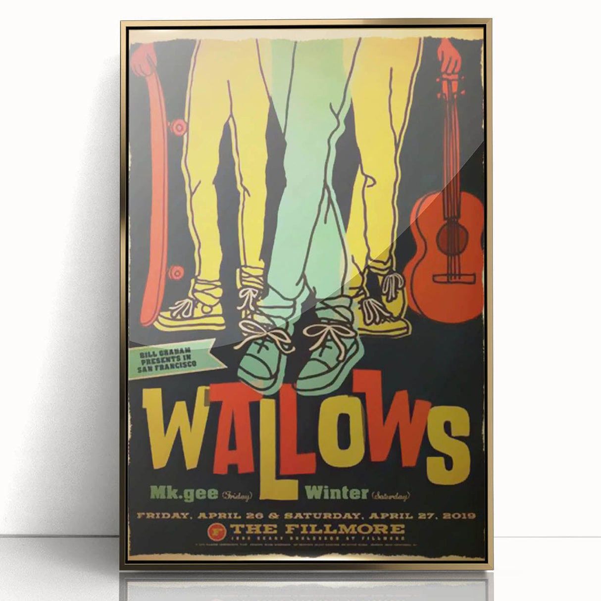 Wallows 2019 Concert Poster - The Fillmore San Francisco