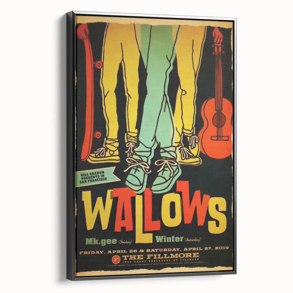 Wallows 2019 Concert Poster - The Fillmore San Francisco