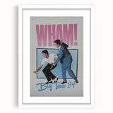 WHAM! Big Tour 1984 Concert Poster - Retro Pop Art