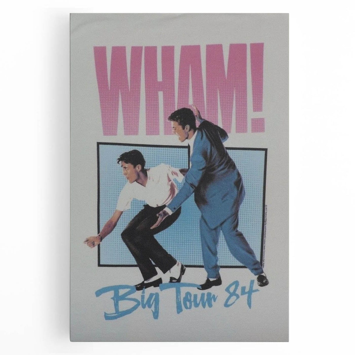 WHAM! Big Tour 1984 Concert Poster - Retro Pop Art