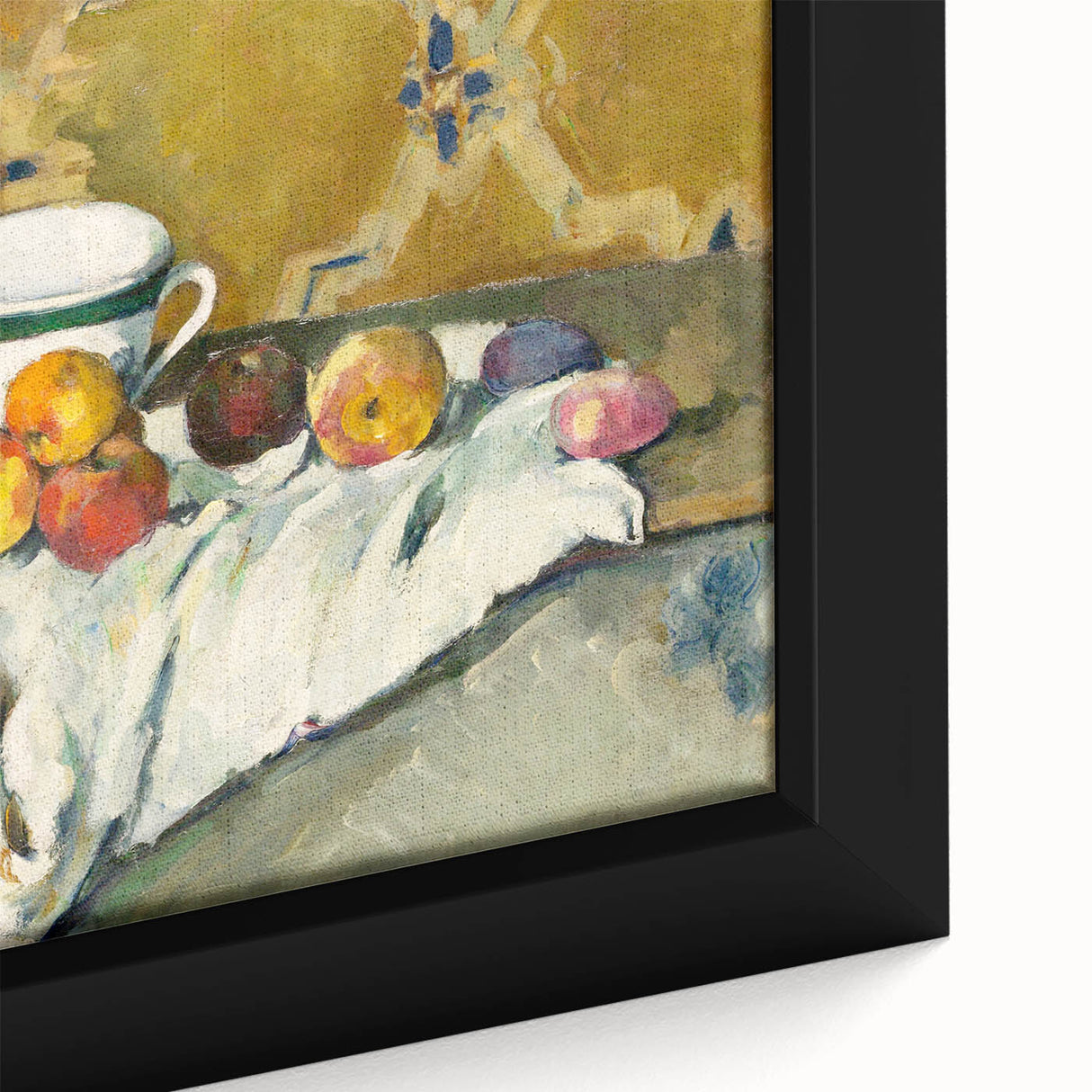 Impressionist Still Life - Flowers and Fruit in Vase Wall Art