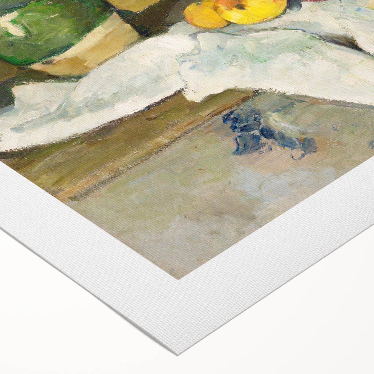 Impressionist Still Life - Flowers and Fruit in Vase Wall Art