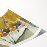 Impressionist Still Life - Flowers and Fruit in Vase Wall Art