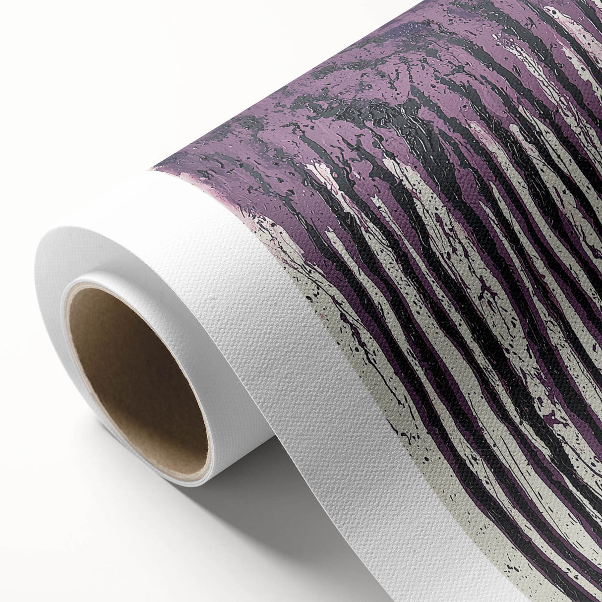 Purple Drip Abstract – Modern Canvas & Framed Wall Art