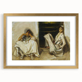 Classic Romantic Paintings: Two Arab Women - Historical Romanticism Canvas