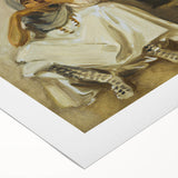 Classic Romantic Paintings: Two Arab Women - Historical Romanticism Canvas