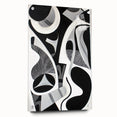 Abstract geometric acrylic glass design in vibrant colors, showcasing a side view with visible pins for mounting. Perfect for modern decor enthusiasts.