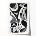 Abstract geometric rolled print showcasing vibrant colors and intricate designs, packaged securely in a cardboard tube for safe transport and display. This artwork adds a modern touch to home decor, perfect for art enthusiasts seeking unique wall pieces.
