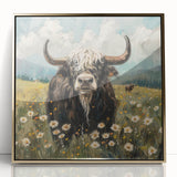 Framed acrylic art piece showcasing a vibrant animal design with gold accents, ideal for home decor. Perfect for nature lovers seeking stylish wall decor.