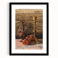 Intricate Art Deco Wall Art - Still Life with Vase, Mask, and Candlestick