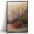 Intricate Art Deco Wall Art - Still Life with Vase, Mask, and Candlestick