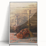 Intricate Art Deco Wall Art - Still Life with Vase, Mask, and Candlestick