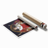Neoclassical Art Print: Napoleon I on His Imperial Throne - Historic Elegance