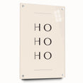 Minimalist Ho Ho Ho Christmas Wall Decor - Holiday Wall Art