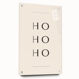 Minimalist Ho Ho Ho Christmas Wall Decor - Holiday Wall Art